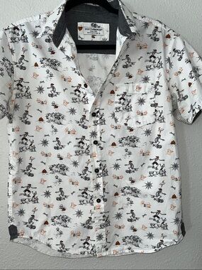 Halloween Eighth Avenue Short-Sleeve Novelty Printed Halloween Shirt
Sz M
